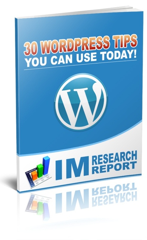 Product picture 30 WordPress Tips You Can Use Today